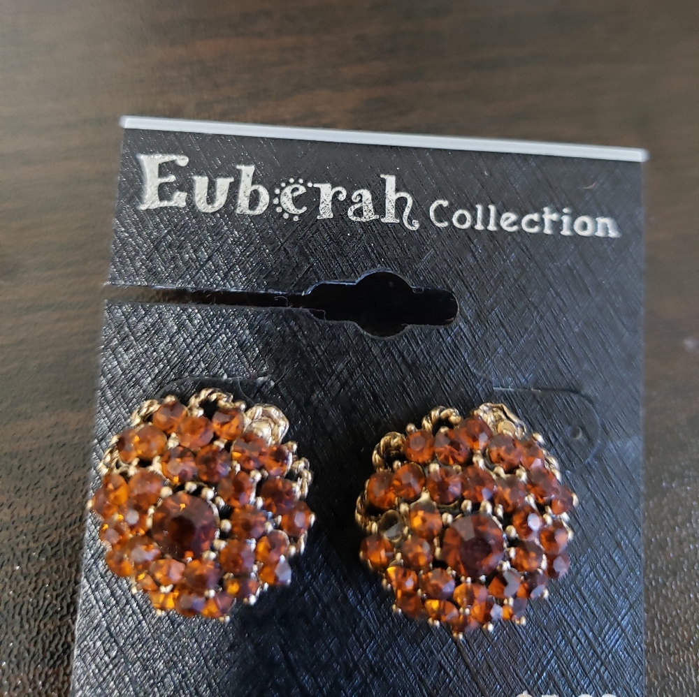 🔥Burnt Orange Pierced Earrings